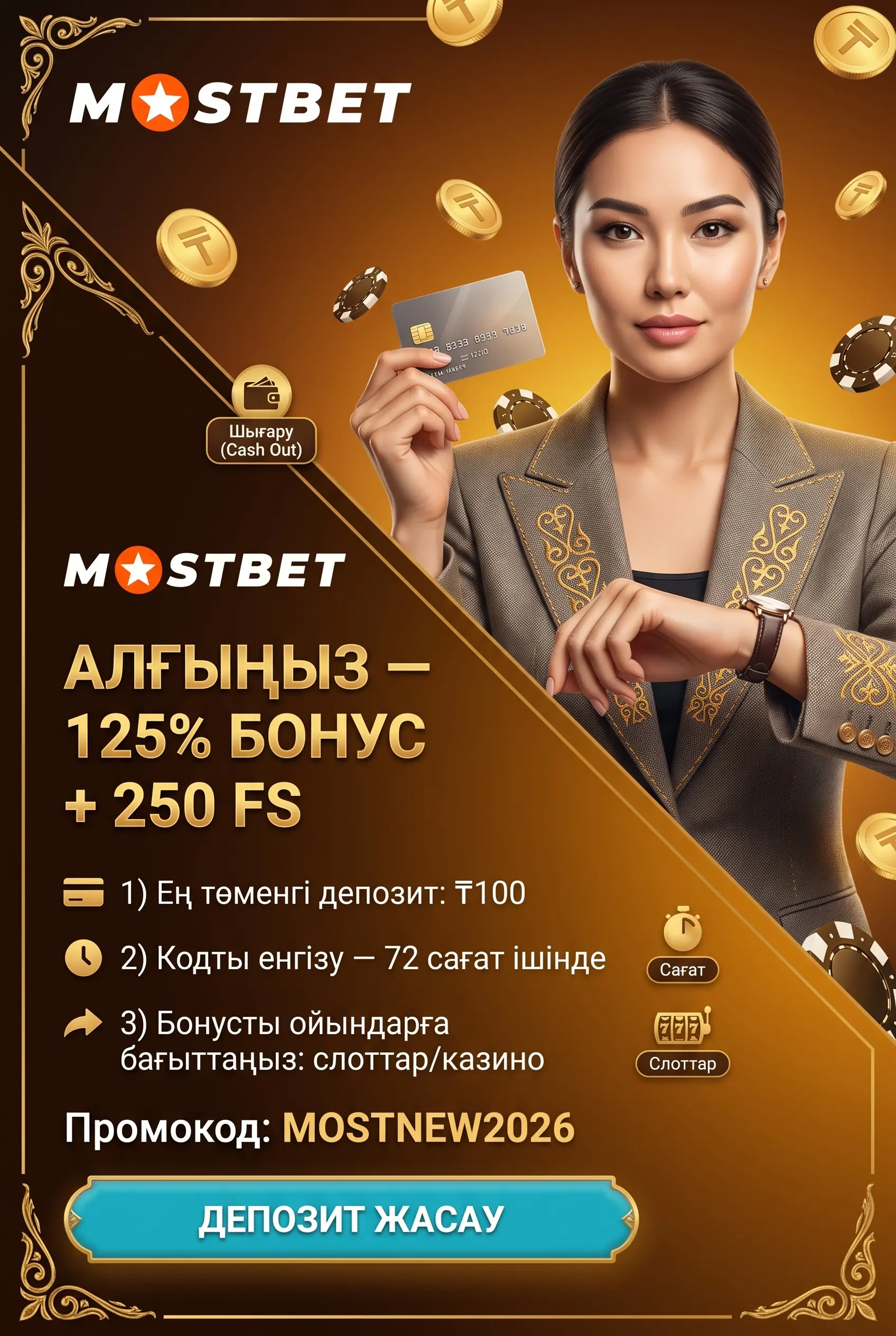 125% және 250 FS қош келдіңіз бонусын алу