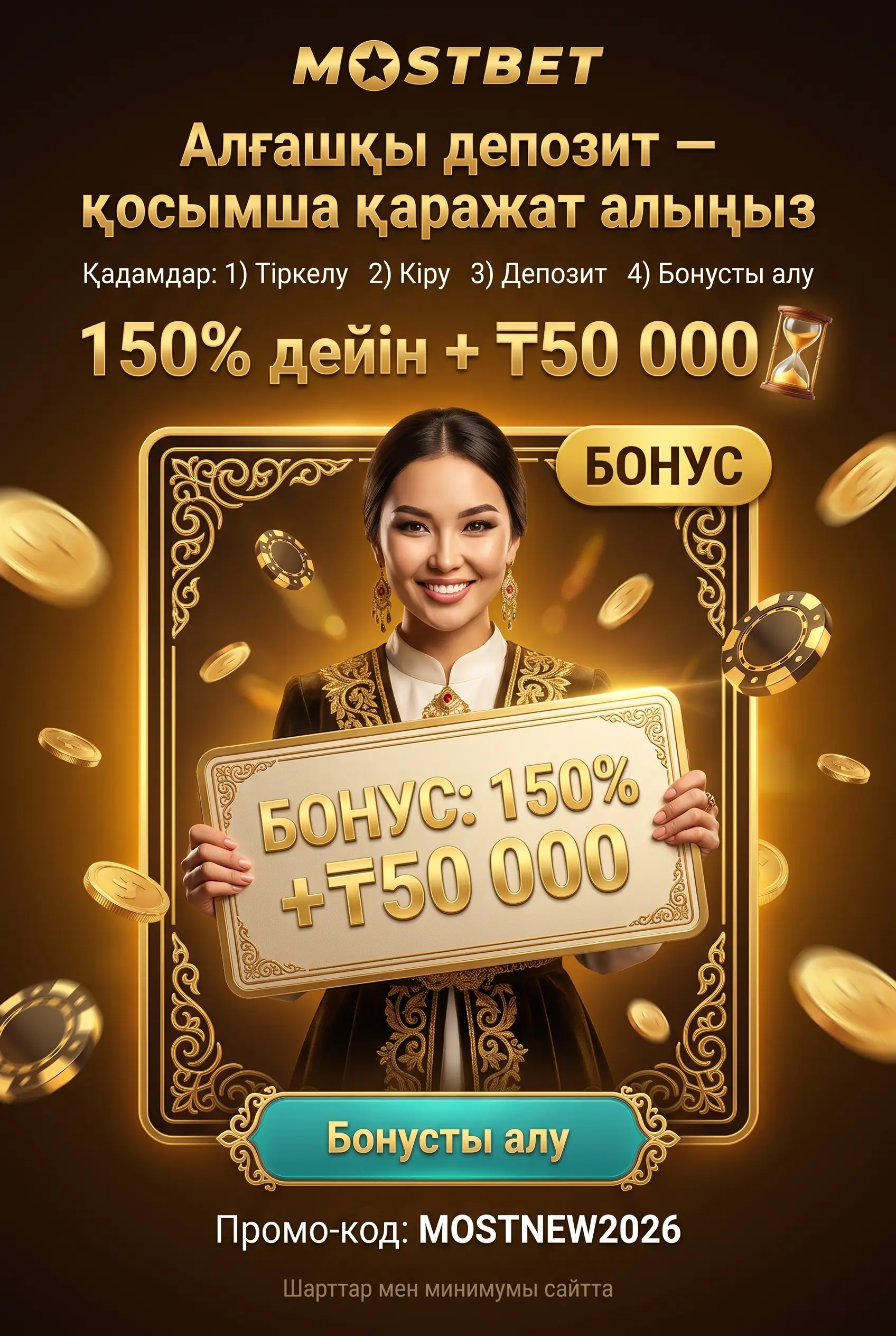 Mostbet бонусы туралы